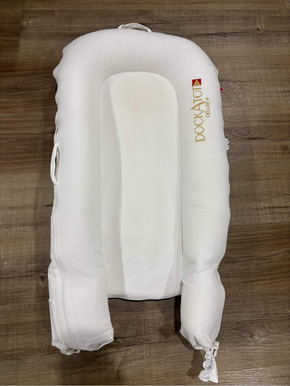 DockATot Deluxe+ White Infant Lounger